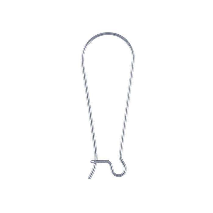 Surgical Steel 33.3mm Kidney Ear Wire
