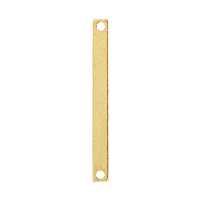 14/20 Yellow Gold-Filled Flat Rectangle Link Component