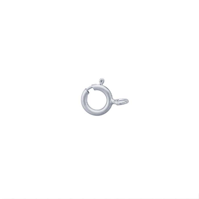 14K White Gold Lightweight Spring Ring Clasps