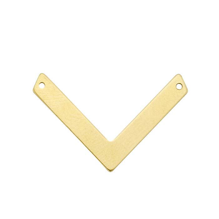 14/20 Yellow Gold-Filled Chevron Festoon Component