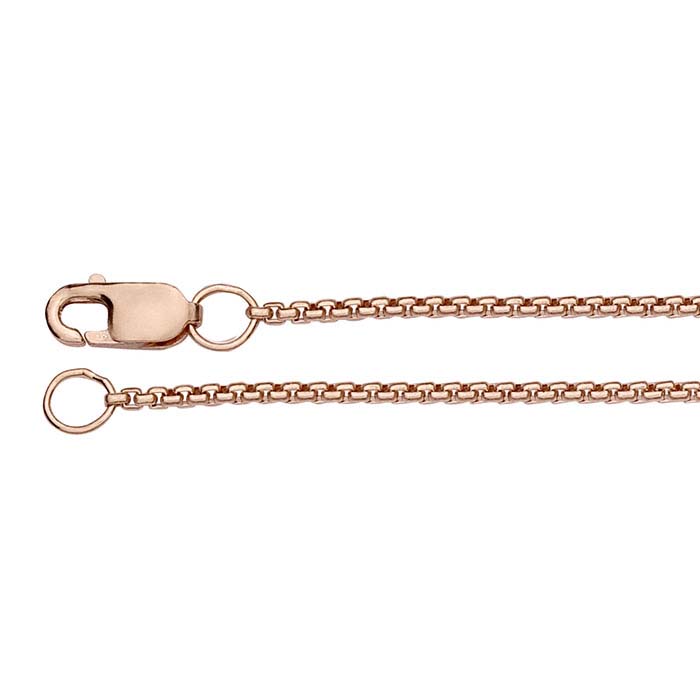 14/20 Rose Gold-Filled Rounded Box Chains