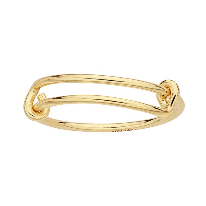 14/20 Yellow Gold-Filled Expandable Wrap Rings