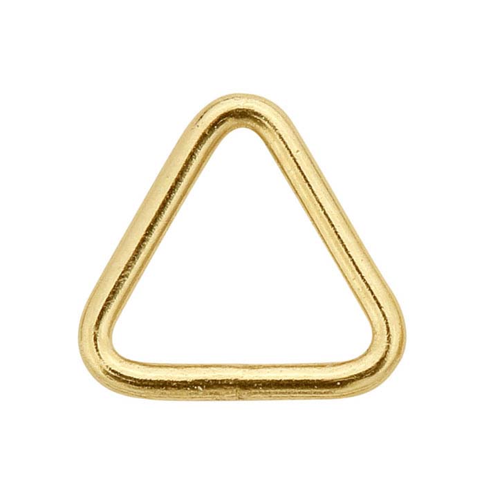 14/20 Yellow Gold-Filled Triangle Closed Rings