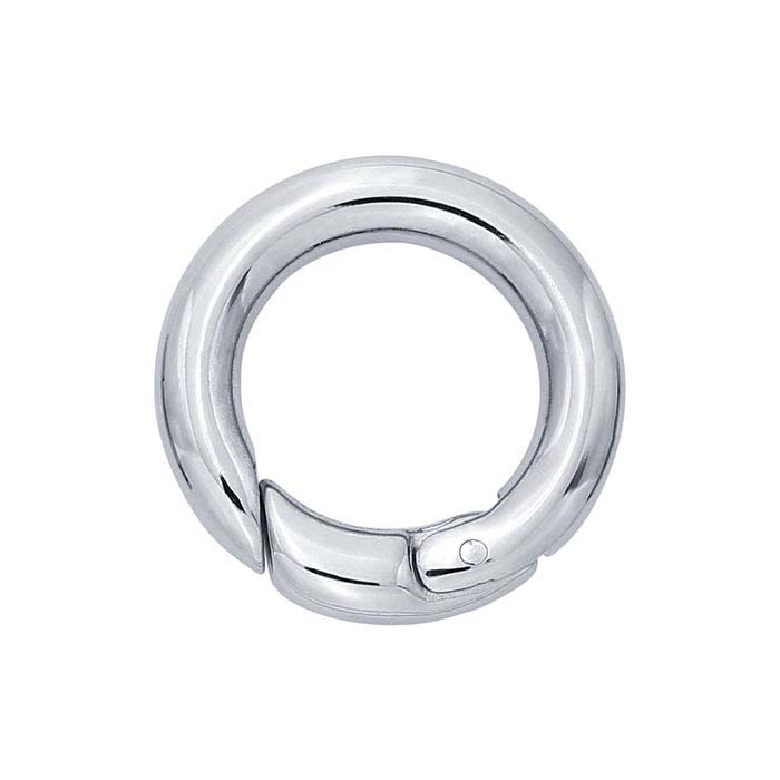 Stainless Steel Round Push Clasp