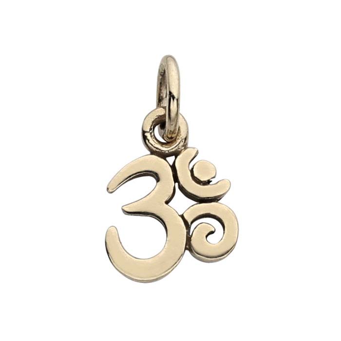 Bronze "Om" Symbol Charm