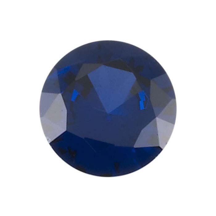 Lab-Created Sapphire Round Faceted Stones