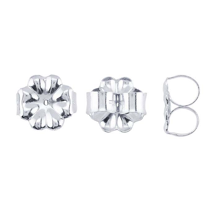 Argentium® Silver 9mm Heavyweight Ear Nuts