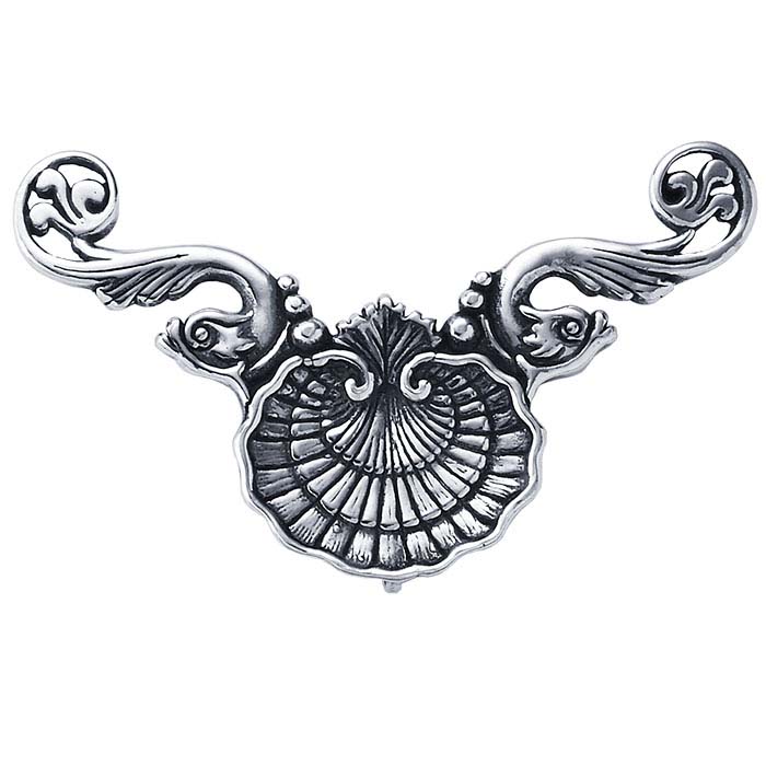 Sterling Silver Seashell Festoon Pendant