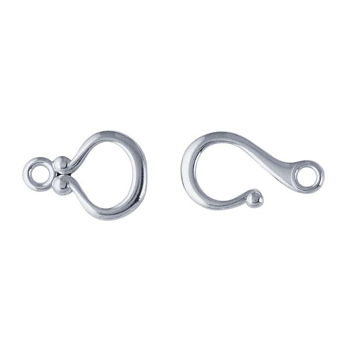 Argentium® Silver Hook & Eye Clasp