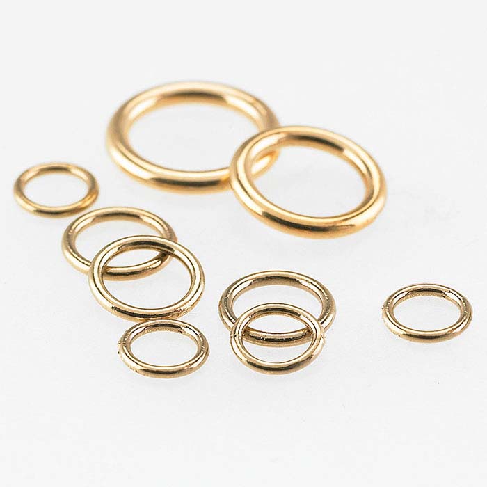 Bronze Round Closed Rings