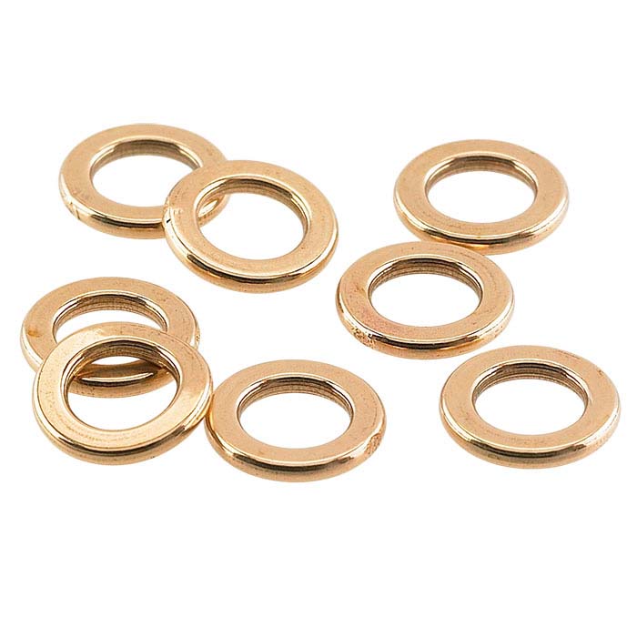 Bronze 4.8mm Flat Round Closed Ring