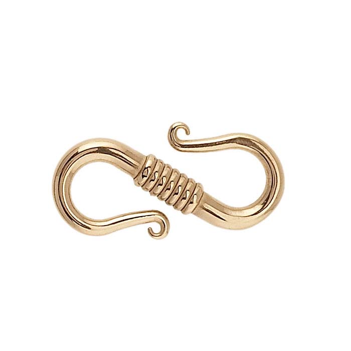 14K Yellow Gold S-Hook Clasp
