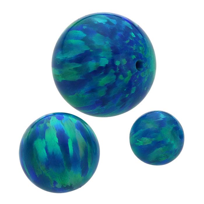 Kyocera Peacock Opal Beads