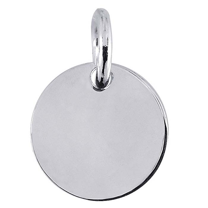 Sterling Silver Round Charms