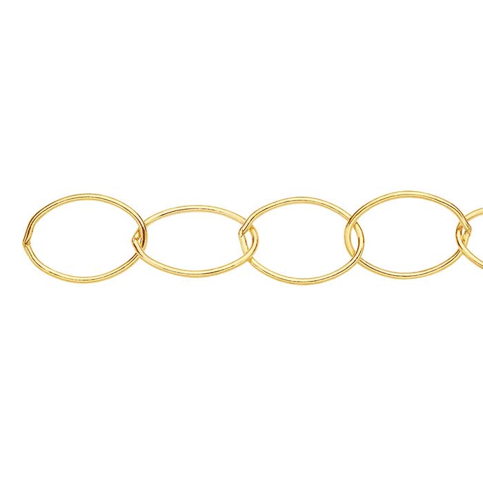 14/20 Gold-Filled Oval Cable Chains