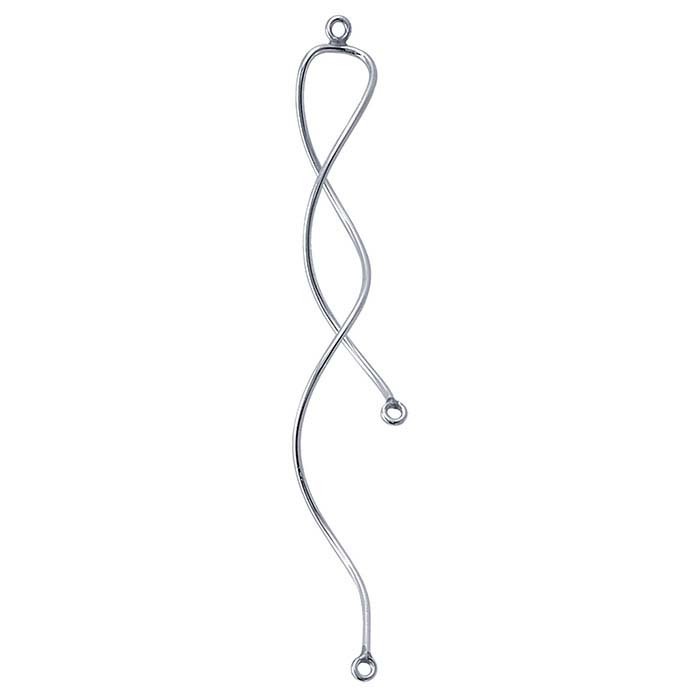 Sterling Silver Double-Twist Component