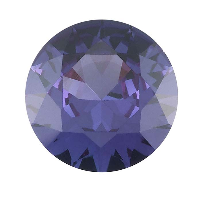 Simulated Alexandrite Round Faceted Stones