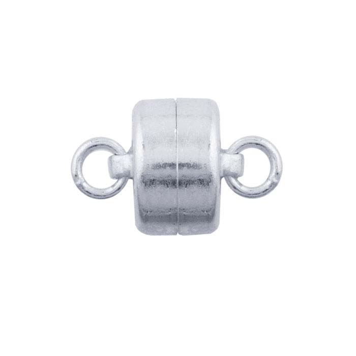 Sterling Silver Mag-Lok Button Magnetic Clasp