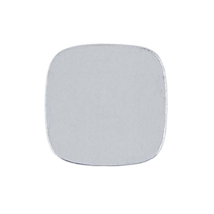 Sterling Silver Rounded Square Stampings
