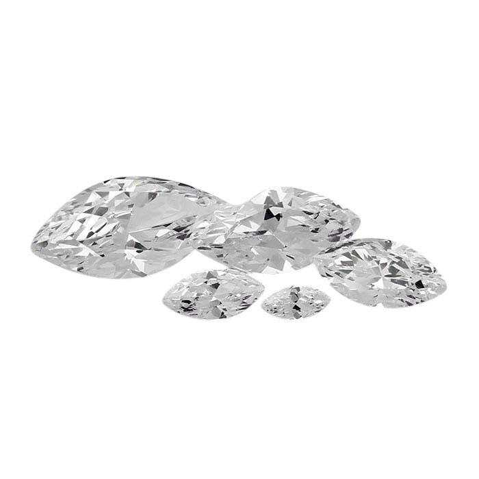 CZ Marquise Faceted Stones
