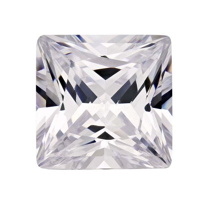 CZ Square Faceted Stones