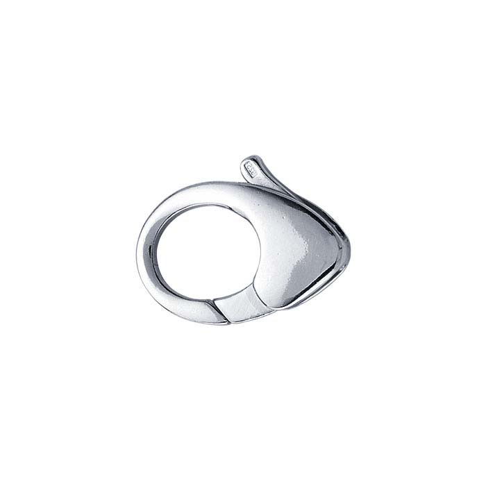 Sterling Silver Teardrop Lobster Clasp