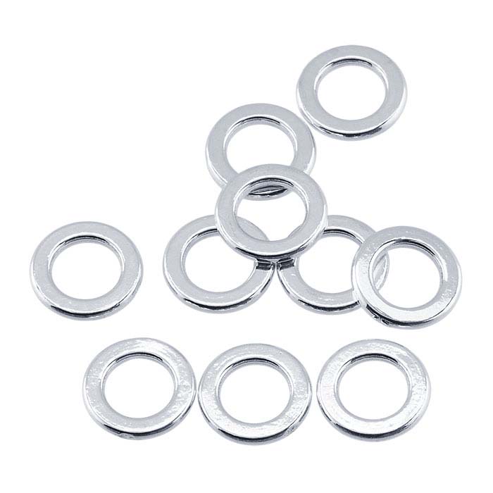 Sterling Silver 4.8mm Round FlatWire Closed Ring