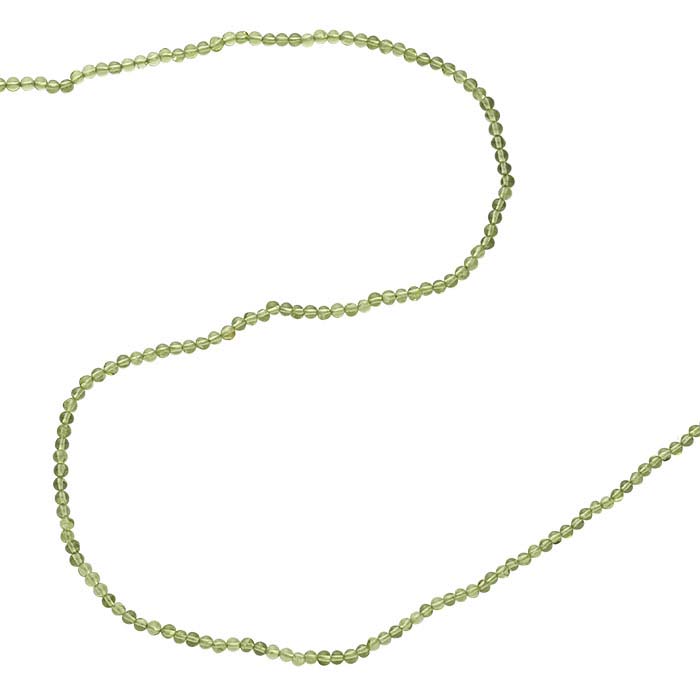 Premium Peridot Round Bead Strands