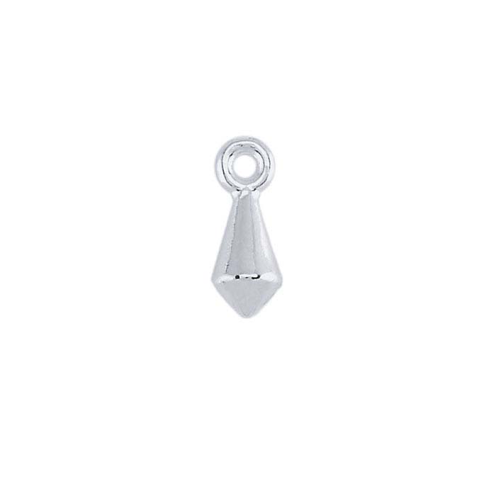 Sterling Silver Kite-Shaped Component