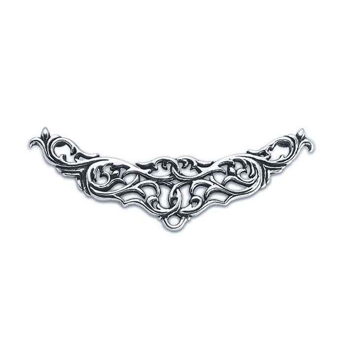 Sterling Silver Filigree Festoon Pendant