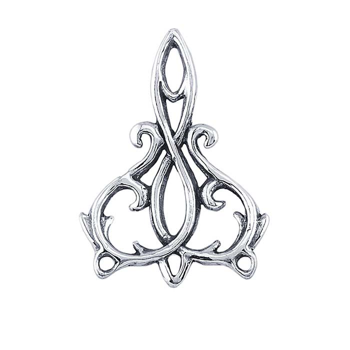 Sterling Silver Filigree Component