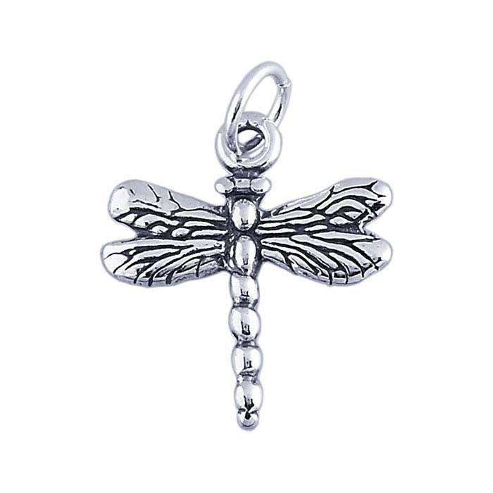 Sterling Silver 925 Dragonfly Charm 