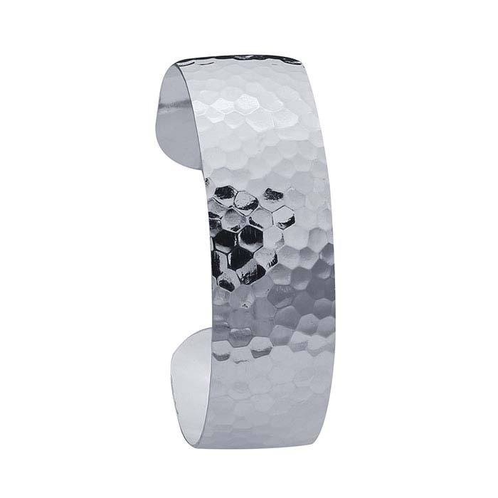 Sterling Silver Hammered Cuff Bracelet