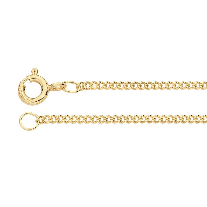 14/20 Yellow Gold-Filled Curb Chains