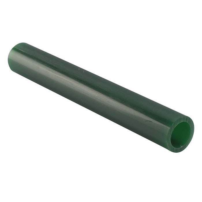 Matt™ Green Wax Ring Tubes, Round, Center Holes