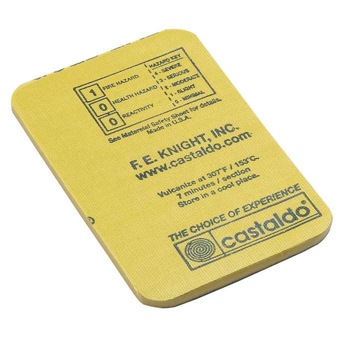 Castaldo Gold Label 1/8" Natural Mold Rubber Redi-Cut Pre-Cut Forms, 5 lbs.
