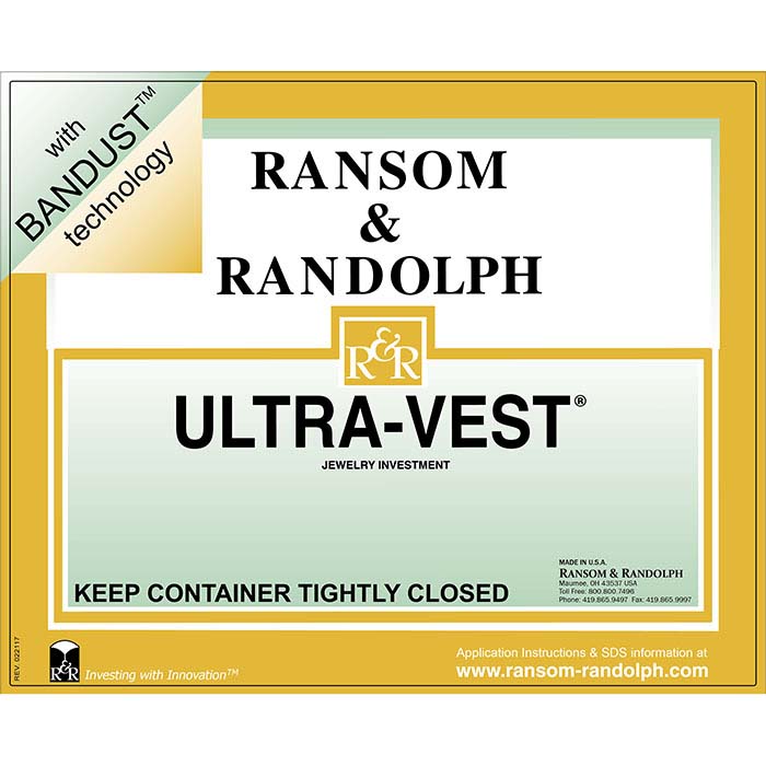 Ransom & Randolph® BANDUST™ Ultra-Vest® Investment, 44 lbs.