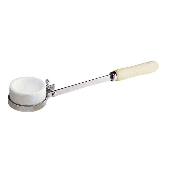 Clay/Silica Melting Crucible and Handle, 11-Ozt.