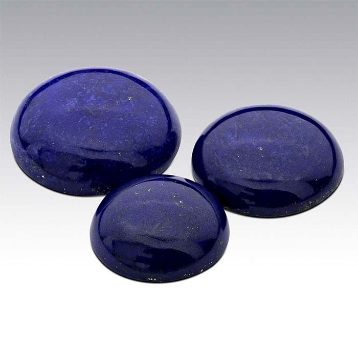 Lazurite natural stone cabochon  37 x 17 x 5 mm cabochon art