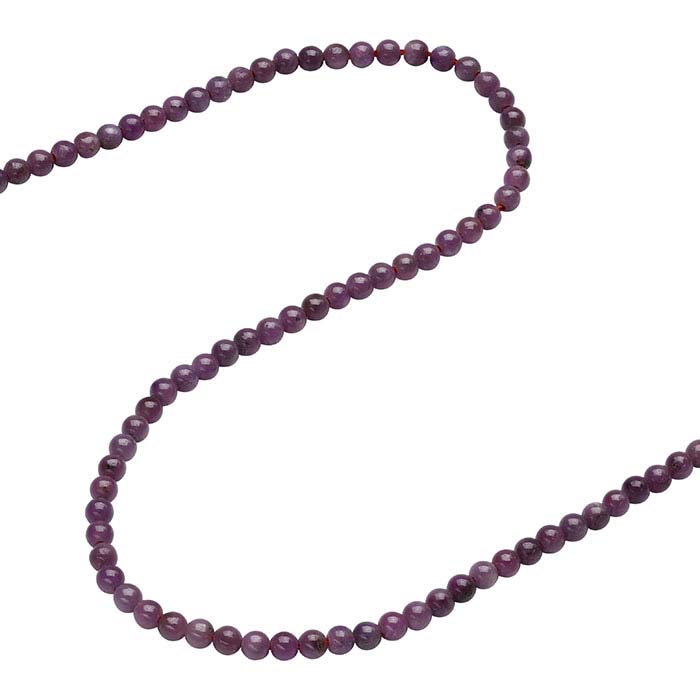 Ruby Round Beads