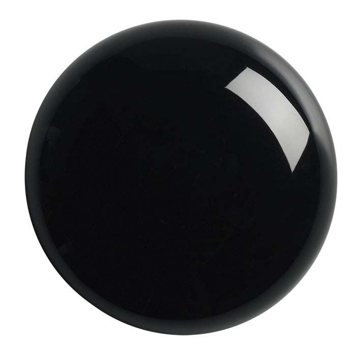 Black Onyx Round High Dome Cabochons