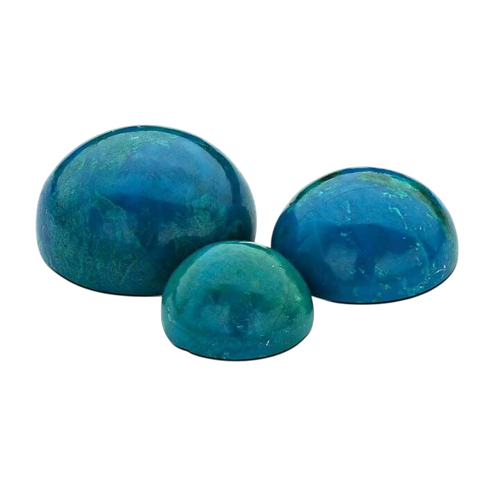 Chrysocolla 10mm Round Cabochon