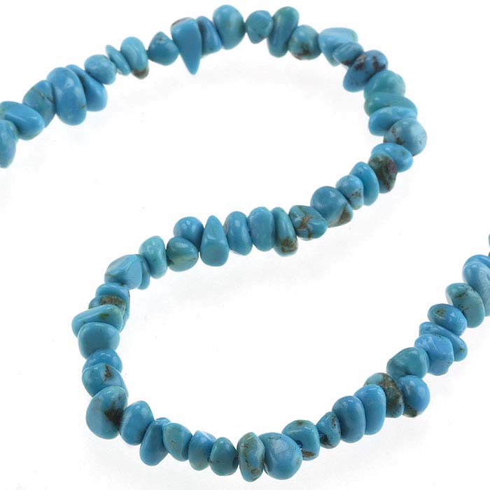 Chinese Turquoise Nugget Bead Strands