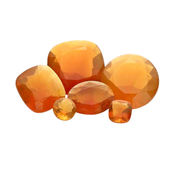 American Mined™ Lake County Fire Opal™ 12 x 10mm Oval Faceted Stone