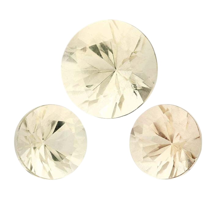 American Mined™ Oregon Champagne Sunstone™ 8mm Round Faceted Stone