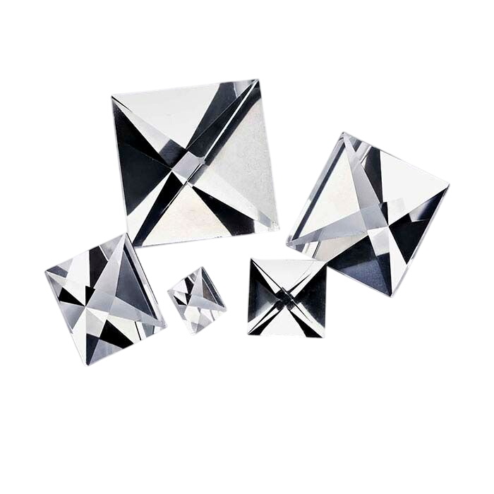 Lab-Created CONTEXT CUT™ White Sapphire Square Faceted Stones