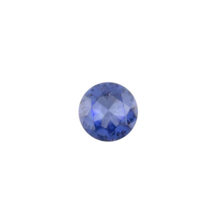 Simulated Tanzanite Round Faceted Stones
