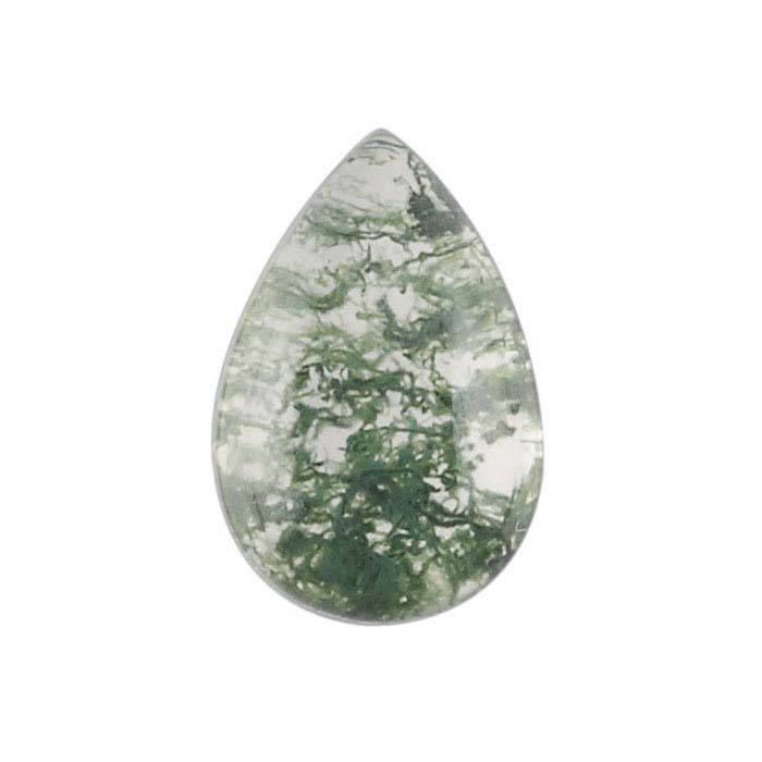 Natural Solar Moss Agate Cabochon,Solar Moss Agate Handmade Gemstone,Moss Agate Loose Stone,Solar Moss Agate Jewelry 35X20 MM 35.15 cts H161