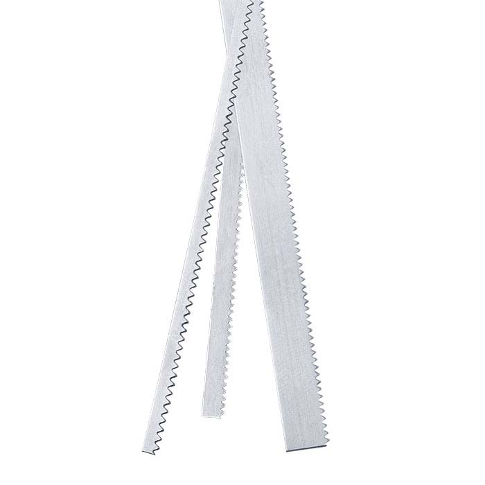 .999 Fine Silver 3/32" Serrated Strip, 30-Ga., Dead-Soft