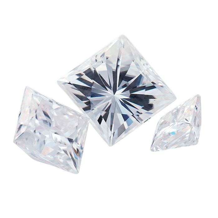 Charles & Colvard® Forever One™ Moissanite 5.5mm Square Brilliant Faceted Stone, D-F Color